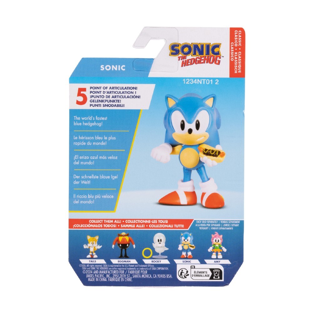 Sonic 6 Cm Aksiyon Figürler S19 Sonic Hot Dog