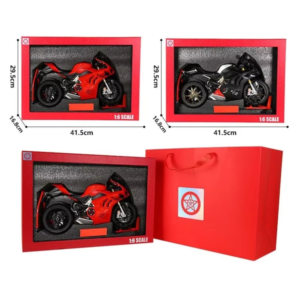 1:6 Ducati Panigale V4 SP2 Model Motosiklet Sesli Işıklı ve Hareketli - Roket Oyuncak