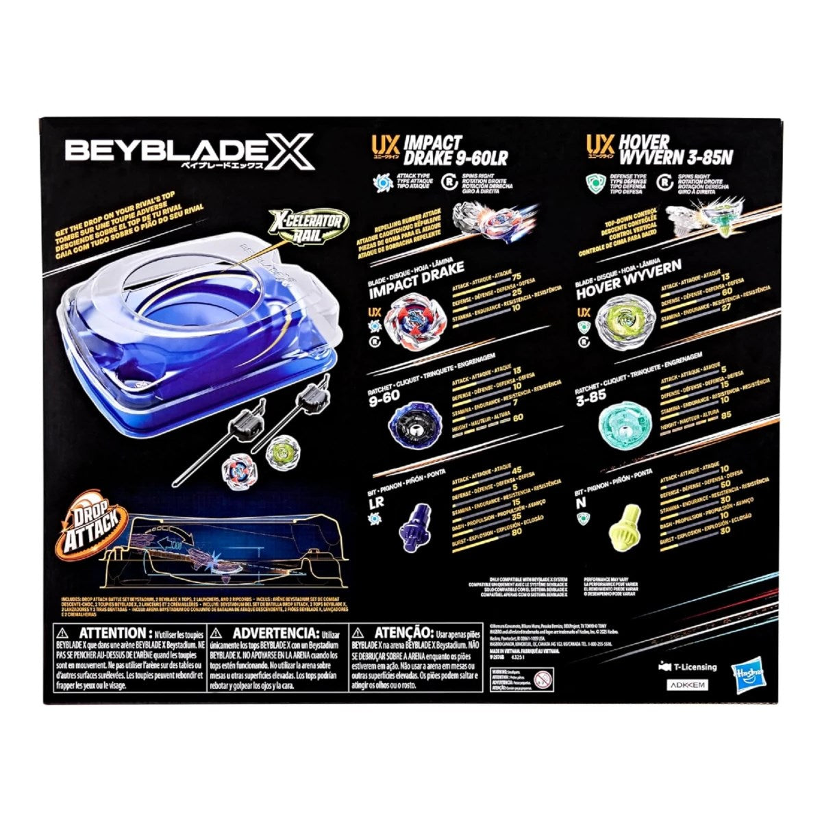 Beyblade X Drop Attack Battle Set Arena Seti