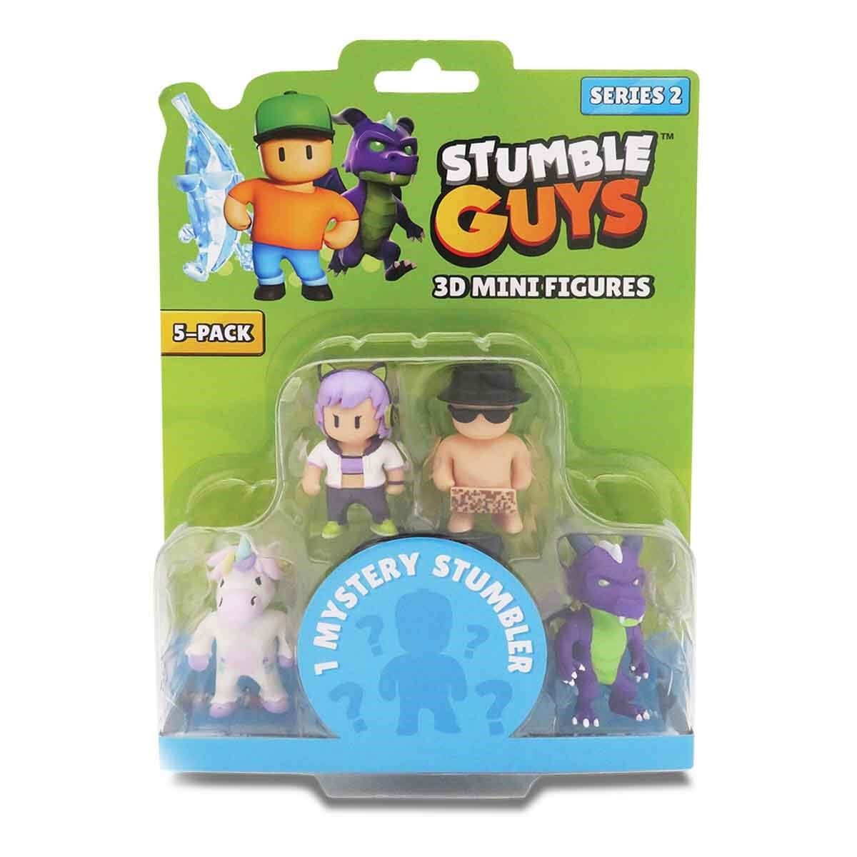 Stumble Guys 5’li Mini Figür Seti S2 Sprinkles ile eğlenceli figürler ve gizemli figür içeren 3D mini figür seti.