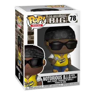 Funko Pop Rocks Notorious B.I.G. With Jersey 78 Vinyl Figür