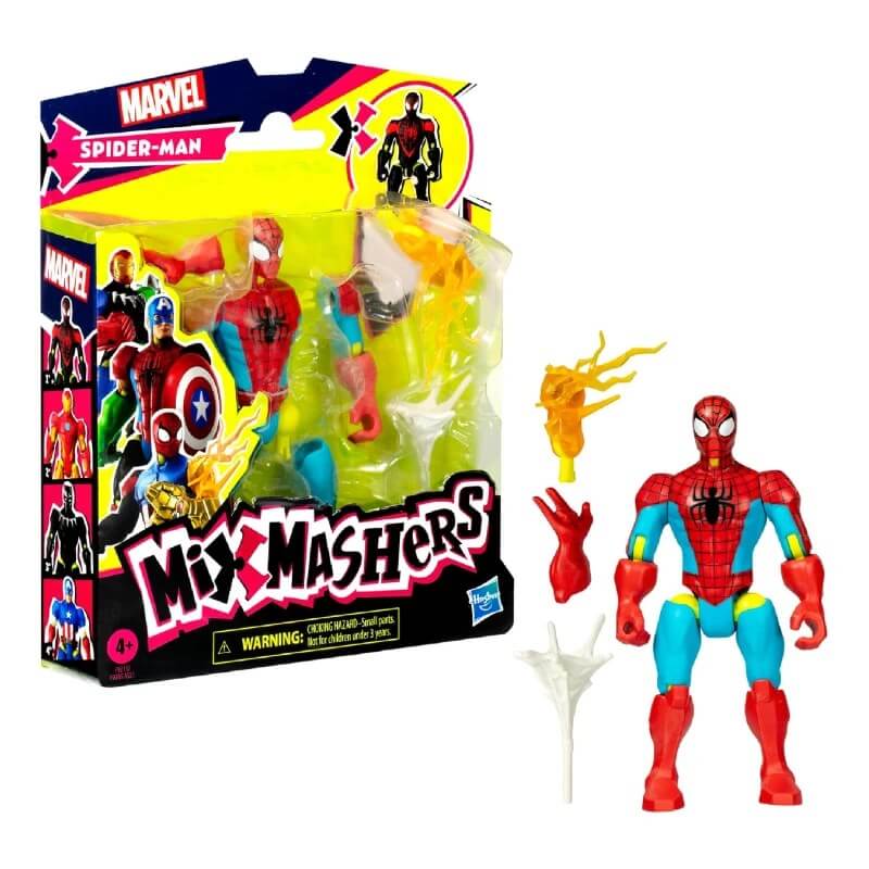 MixMashers Marvel Spider-Man Figür Spiderman