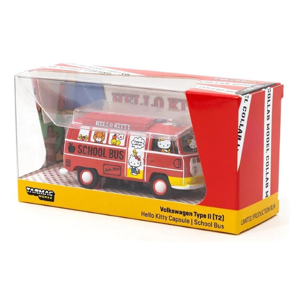 Tarmac Works VW Type II (T2) Hello Kitty Capsule School Bus