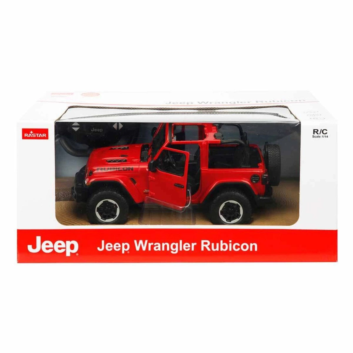 Rastar Jeep Wrangler Rubicon Uzaktan Kumandalı Araba Kırmızı