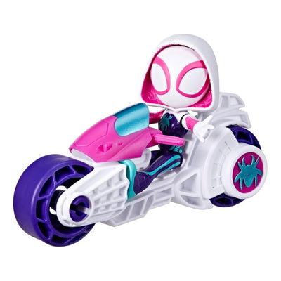 Spidey And His Amazing Friends Motosiklet ve Figür Ghost-Spider