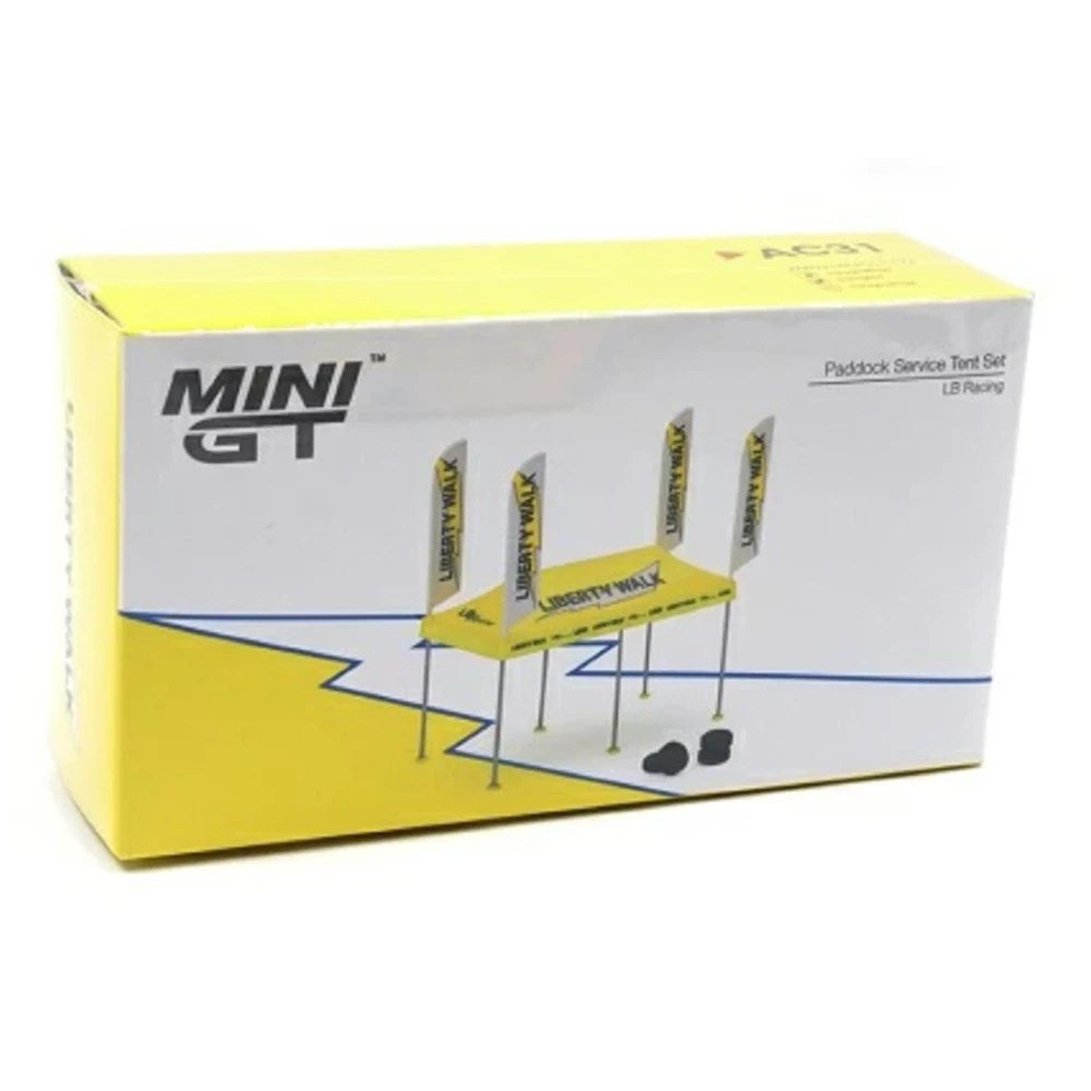 Mini GT Paddock Service Tent Set LB Racing MGTAC31