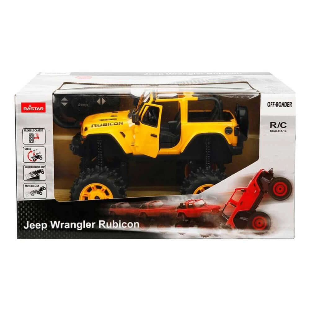 Rastar Jeep Wrangler Rubicon Uzaktan Kumandalı Araba Sarı