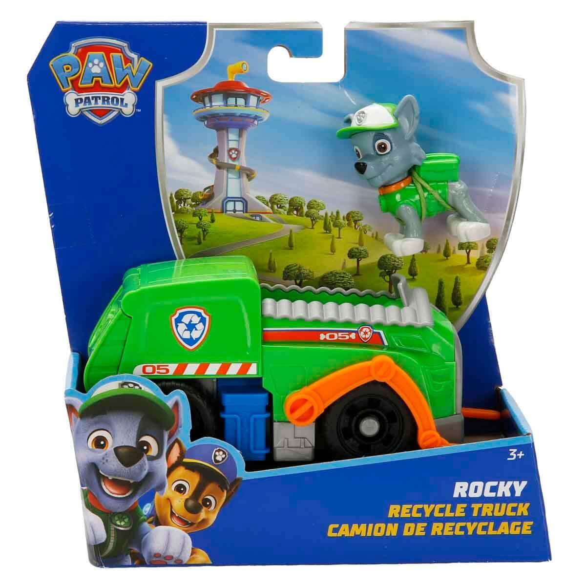 Paw Patrol Figür ve Görev Aracı Rocky 6071153-03 681147035874 Spin Master Roket Oyuncak