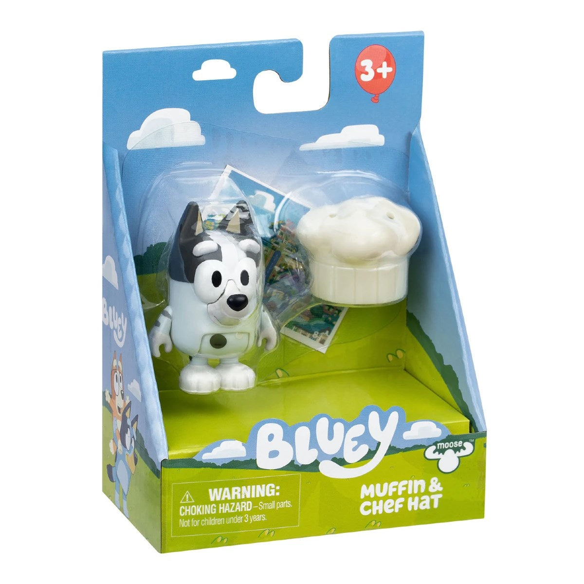 Bluey Tek Figür Aksesuarlı Set Muffin ve Aşçı Şapkası