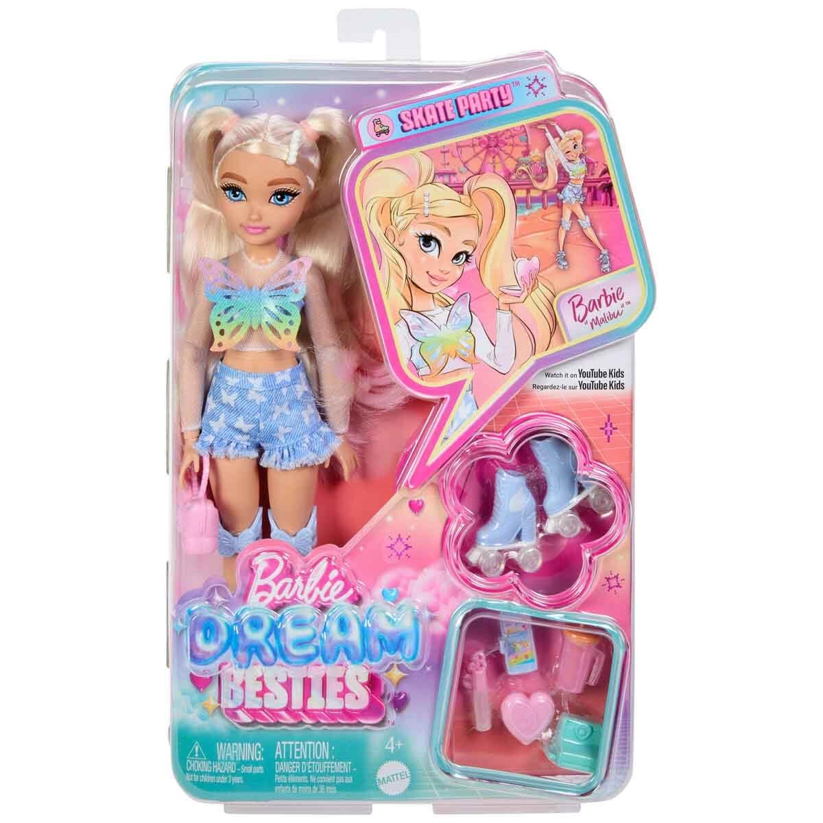 Barbie Dream Besties Paten Partisi Malibu Bebek JFX96
