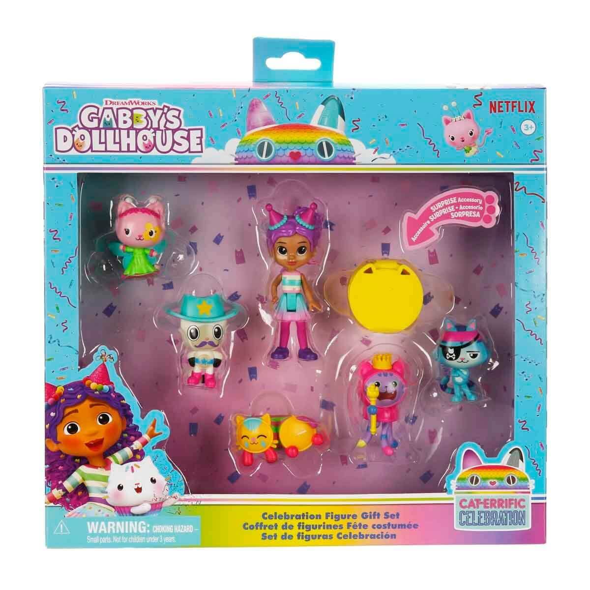 Gabby's Dollhouse Parti Temalı Figür Seti