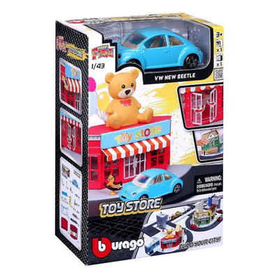 Bburago 1:43 City Street Fire City Oyun Seti Toy Store Vw New Beetle