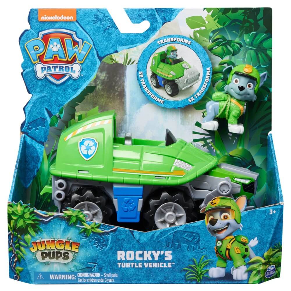 Paw Patrol Jungle Pups Temalı Araçlar Rocky