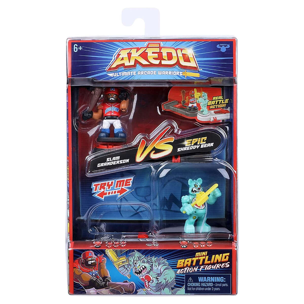 Akedo S1 2'li Paket Slam Granderson vs Epic Shreddy Bear