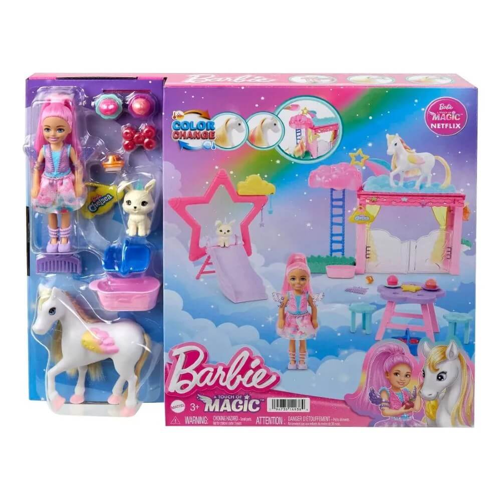 Barbie a Touch of Magic Chelsea ve Pegasus Oyun Seti