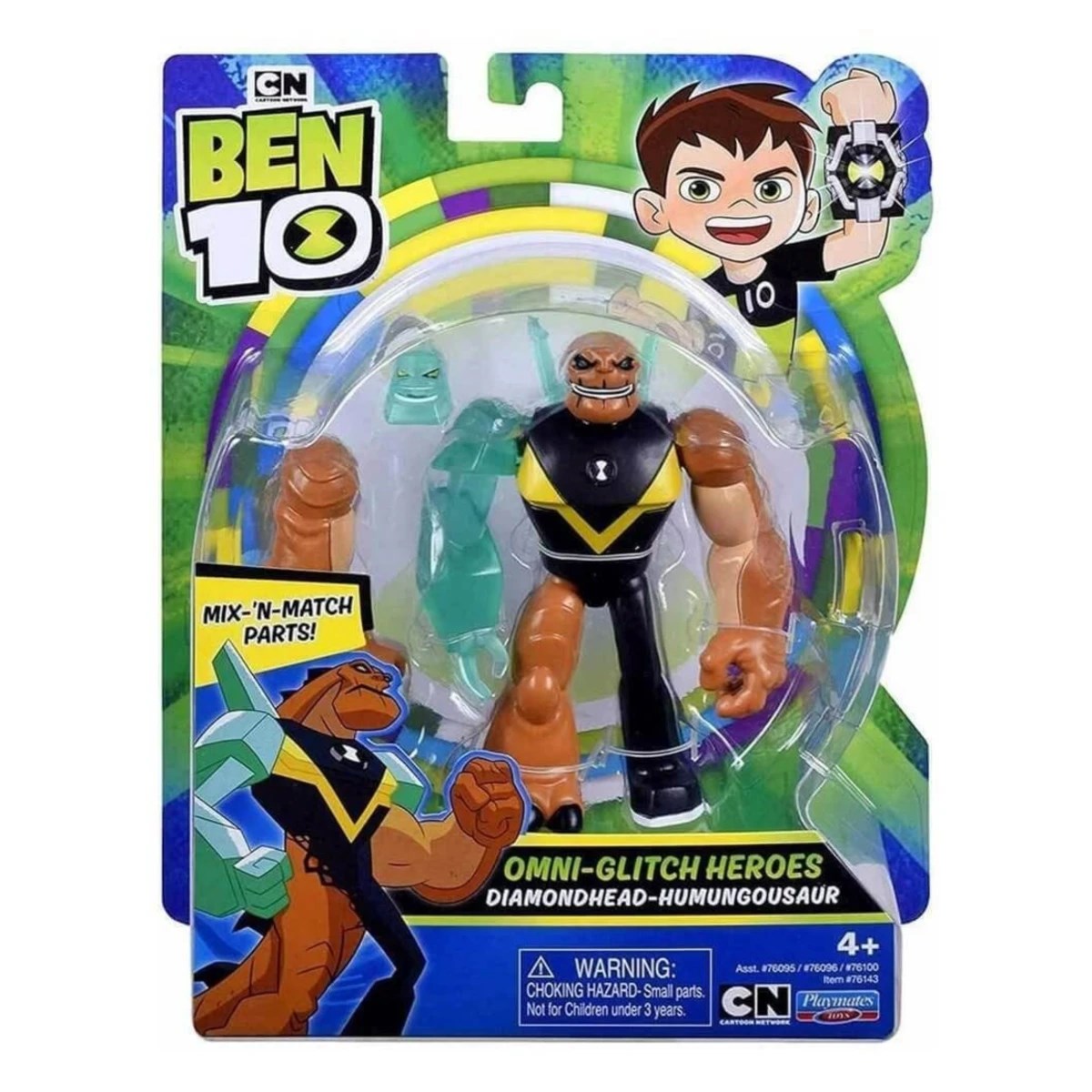 Ben 10 Aksiyon Figürleri Omni-Glitch Humungousaur BEN47E10