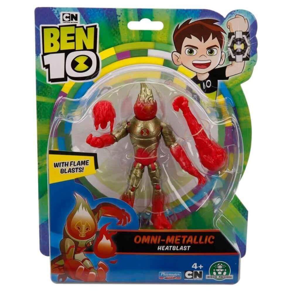 Ben 10 Basic Figürler S22 Omni-Metallic Heatblast