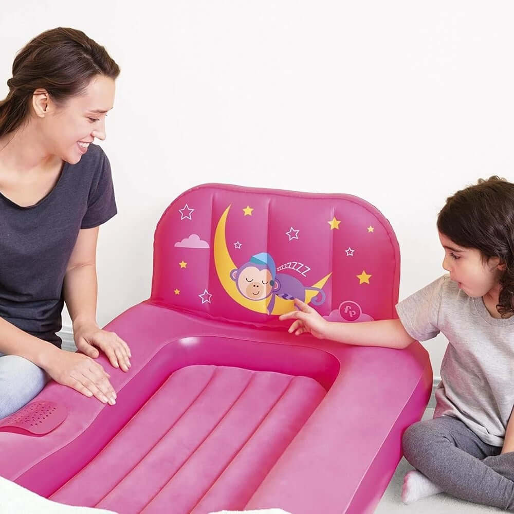 Bestway Fisher Price Çocuk Yatağı 132 x 76 x 46 Cm Pembe