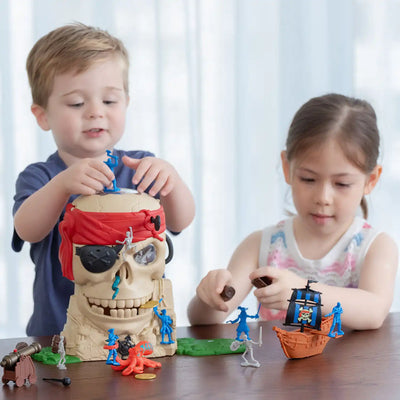 Bucket Master Korsan Oyun Seti Kafatası Kovası 45 Parça