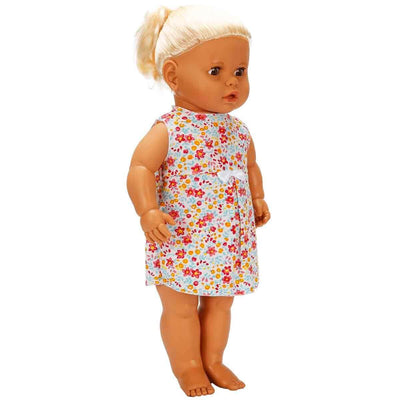 Dollz n More Lila Türkçe Konuşan Bebeğim 60 Cm Beyaz Kurdele