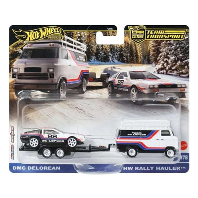 Hot Wheels Premium Team Transport JBM35 Dmc Delorean