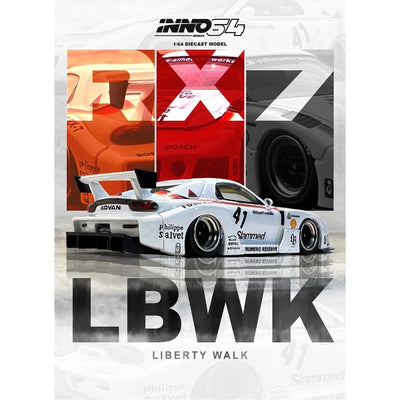 Inno 1:64 RX7 (FD3S) LB-Super Silhoutte