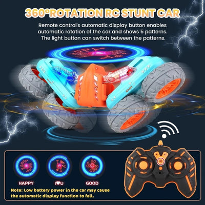 Lead Honor Uzaktan Kumandalı Akrobatik Araba Turuncu Mavi