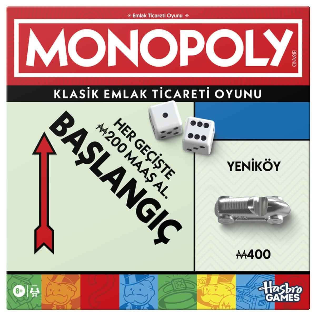 Monopoly Klasik Kutu Oyunu G0009