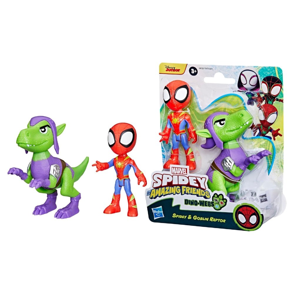 Spidey and His Amazing Friends Dino Webs Figür Spidey