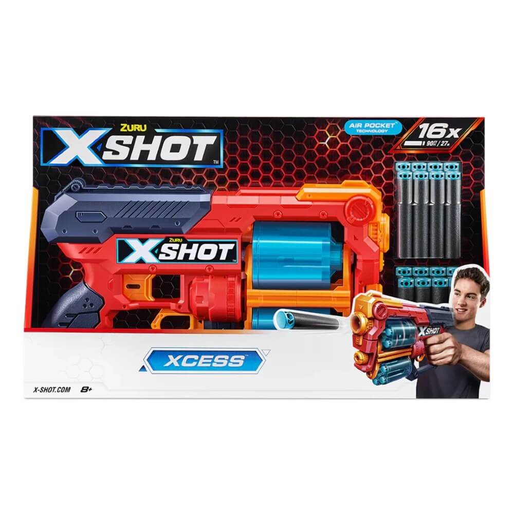 X Shot Excel Xcess 16 Mermili Sünger Dart Atan Silah