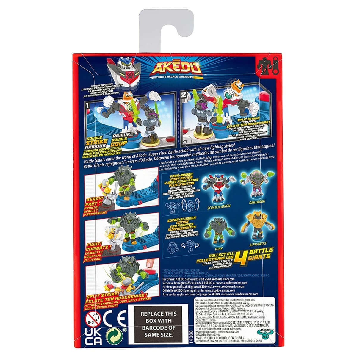 Akedo S2 Dev Tekli Paket AKE05000 Scratch - Atron - Roket Oyuncak