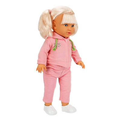 Dollz n More Tina Sporty Bebek 45 Cm Açık Pembe Eşofmanlı
