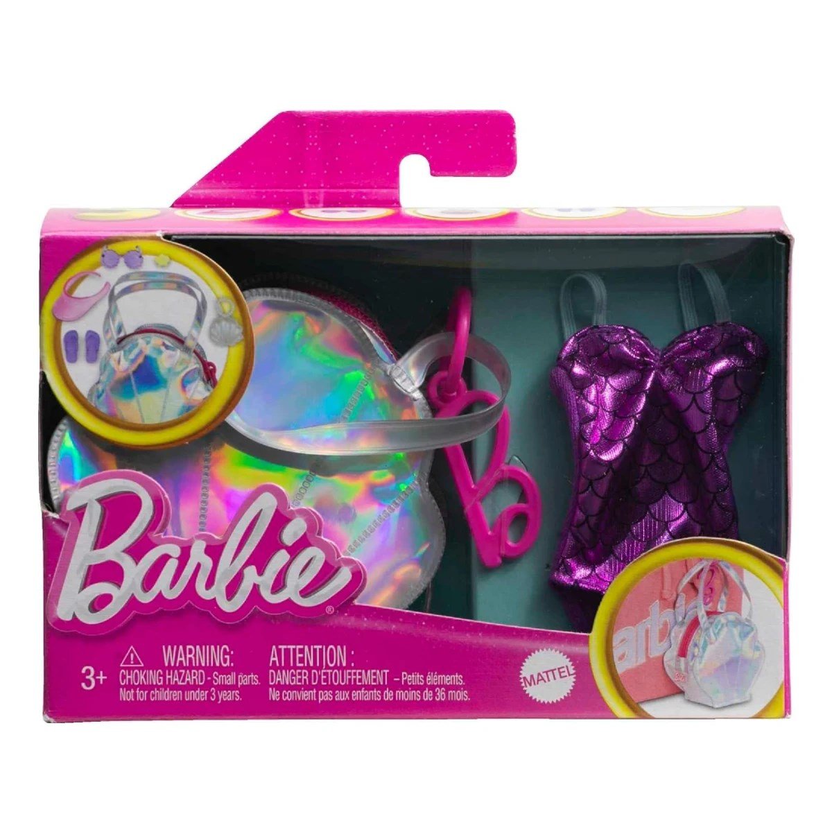 Barbie Mini Çanta Aksesuarları Mayolu Plaj Temalı Set - Roket Oyuncak