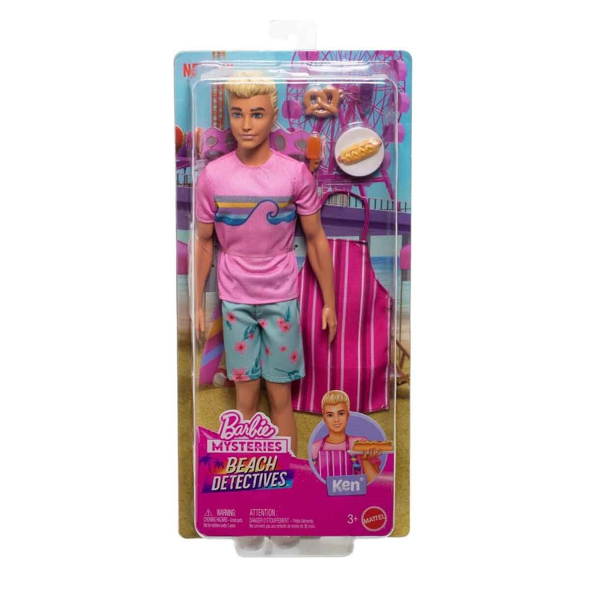 Barbie Mysteries Beach Detectives Ken Bebek - Roket Oyuncak