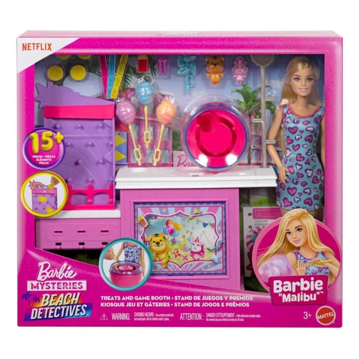 Barbie Mysteries Beach Detectives Ödül ve Oyun Kabini JFV67 - Roket Oyuncak