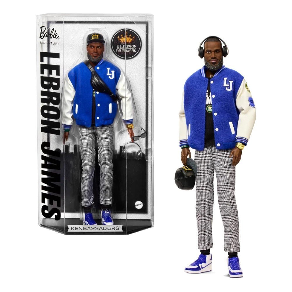 Barbie Signature LeBron James Kenbassadors Koleksiyon Bebek 23 Numara Ceketli, Aksesuarlı ve 33 cm Boyutunda Premium Figür - Roket Oyuncak