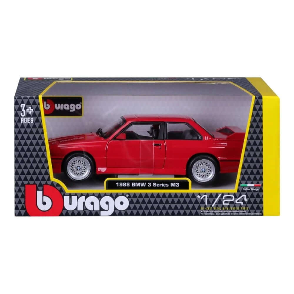 Bburago Model Araç Bmw M3 E30 1988 Kırmızı - Roket Oyuncak
