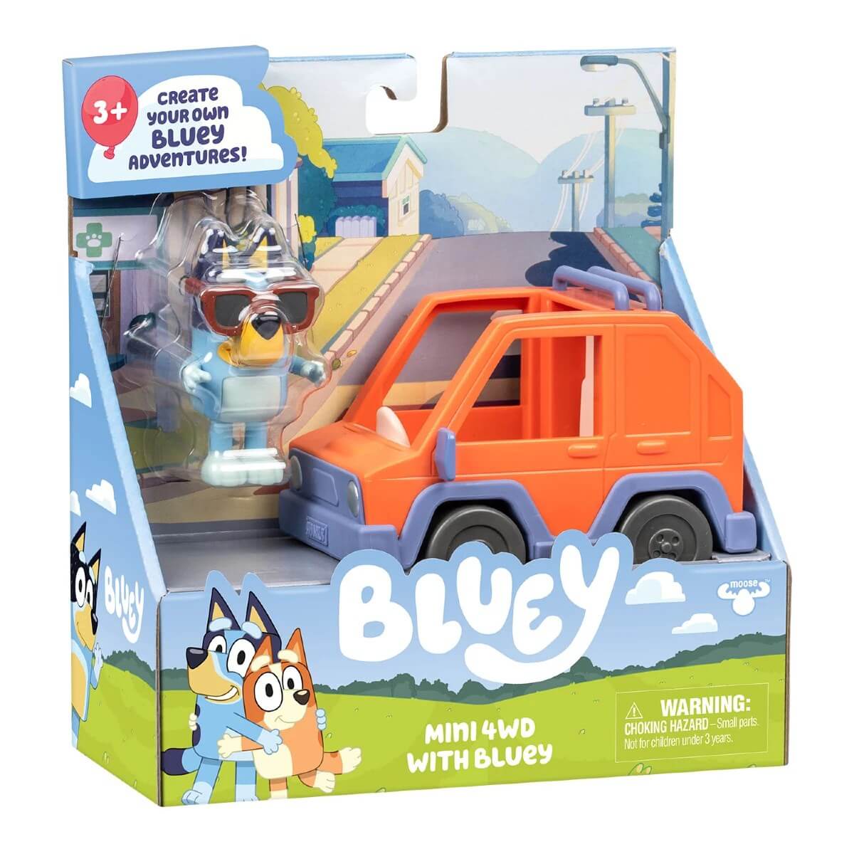 Bluey 4x4 Araç ve Figür Set 18926 - Roket Oyuncak