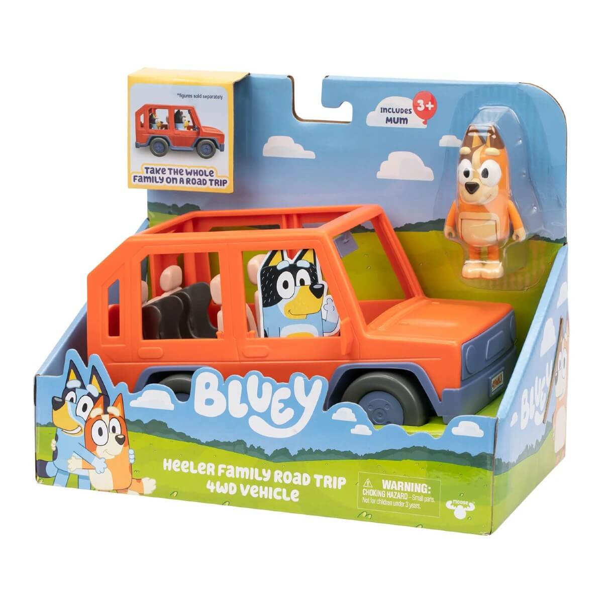 Bluey 4x4 Büyük Araç ve Chilli Figür Set 17661 - Roket Oyuncak