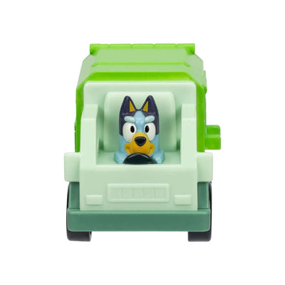 Bluey Figürlü Mini Araçlar Bluey Çöp Kamyonunda - Roket Oyuncak