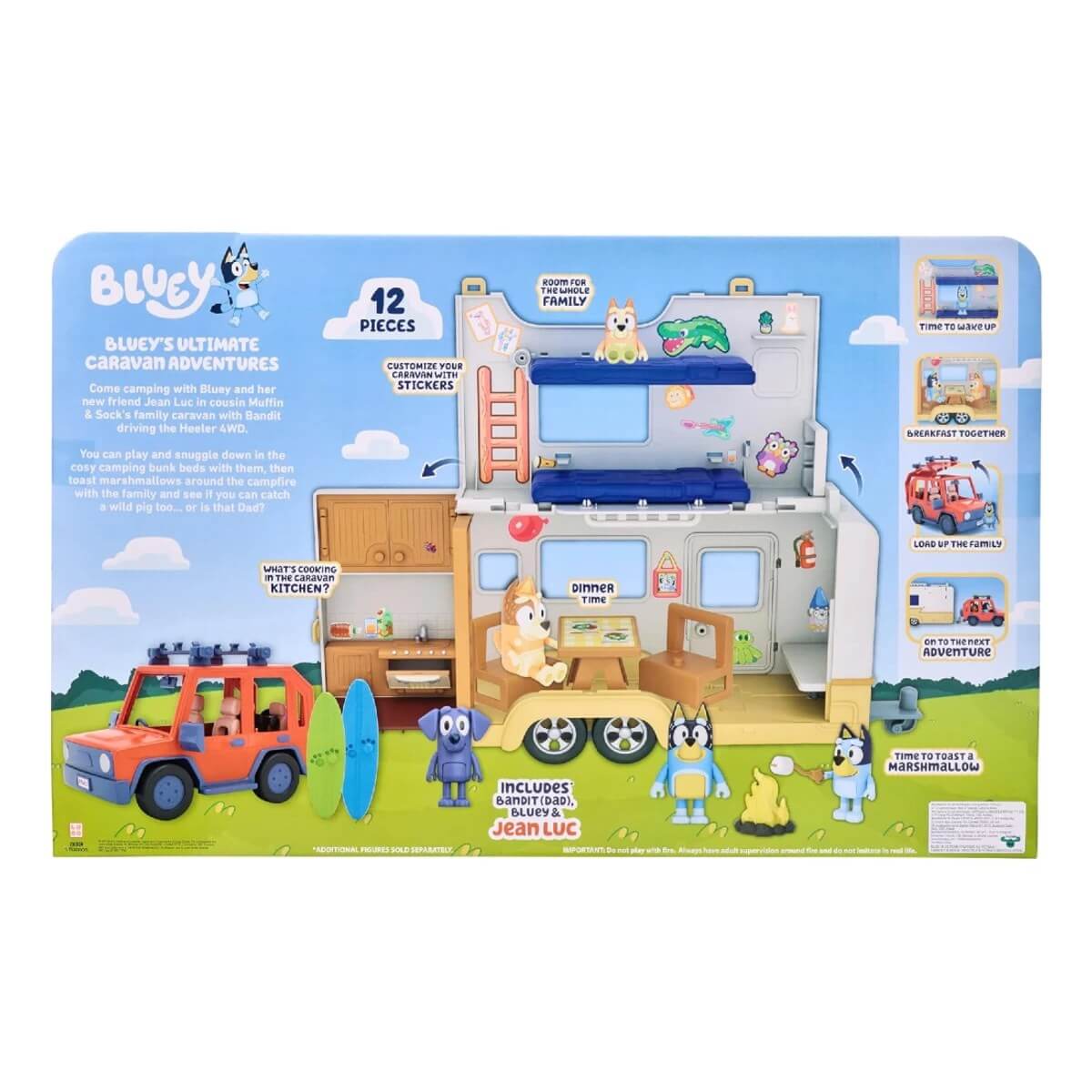 Bluey Karavan Maceraları Büyük Oyun Seti 13096 - Roket Oyuncak