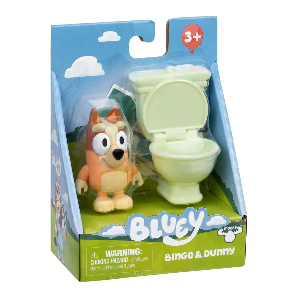Bluey Tek Figür Aksesuarlı Set Bingo ve Klozet - Roket Oyuncak