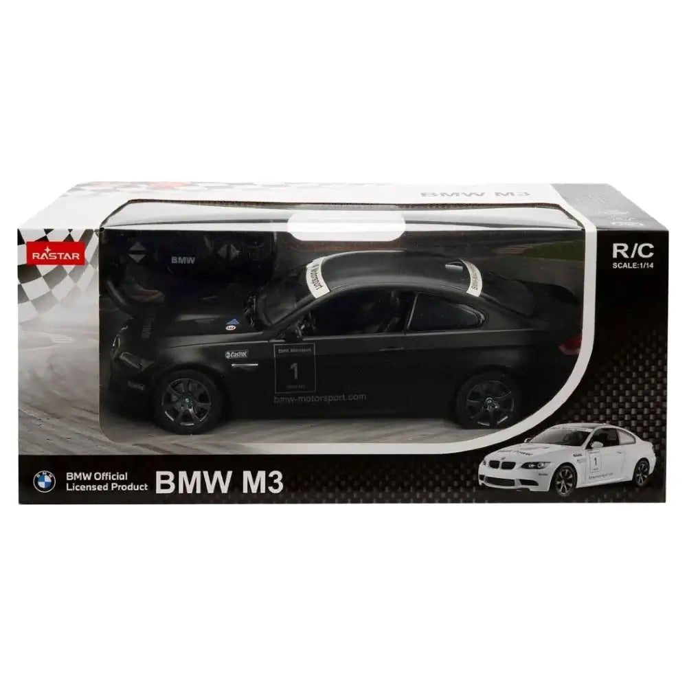 BMW M3 Uzaktan Kumandalı Araba Işıklı 2.4GHz Full Fonksiyon RC Araba 32 Cm Siyah - Roket Oyuncak