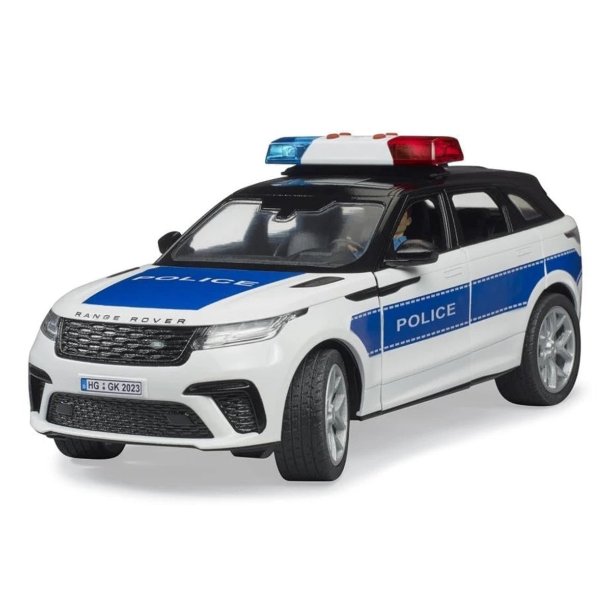 Bruder 1:16 Range Rover Velar Polis Aracı ve Sürücüsü 34 cm Lisanslı Model - Roket Oyuncak