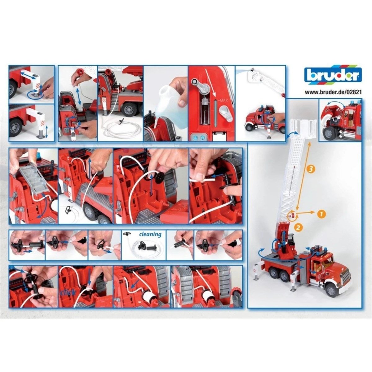 Bruder Mack Granite İtfaiye Aracı BR02821 - Roket Oyuncak