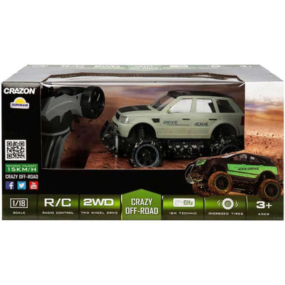 Crazon 4x4 Crazy Off - Road Uzaktan Kumandalı Araba Gri - Roket Oyuncak