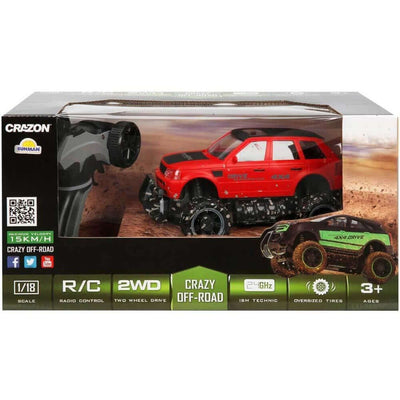 Crazon 4x4 Crazy Off - Road Uzaktan Kumandalı Araba Kırmızı - Roket Oyuncak