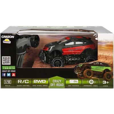 Crazon 4x4 Crazy Off - Road Uzaktan Kumandalı Araba Kırmızı Siyah - Roket Oyuncak