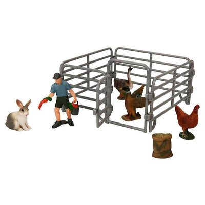Crazoo Farm Animals Çiftlik Hayvanları Seti Beyaz Tavşan - Roket Oyuncak
