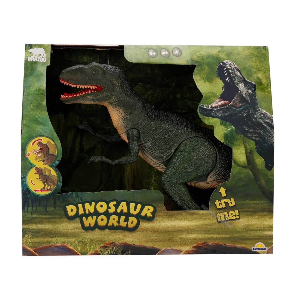 Crazoo Sesli Işıklı Yürüyen Büyük Dinozor 66 cm - Roket Oyuncak
